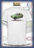 tee shirt Peugeot 104 verte