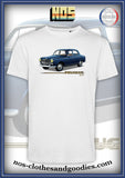 Tee-shirt unisex Peugeot 403 bleue