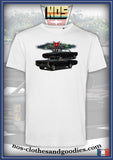 tee shirt unisex Pontiac GTO découvrable noire