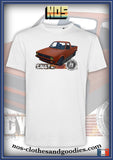 unisex t-shirt VW Caddy orange coat of arms