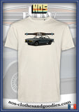 tee shirt BMW E9 3.00CS 1973 grise