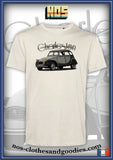 citroën 2cv charleston gray chevron unisex t-shirt