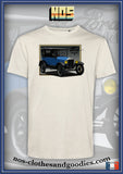tee shirt unisex Ford T Touring bleue
