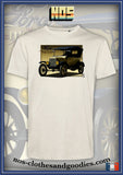 tee shirt unisex Ford T Touring jaune