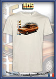 tee shirt unisex Ford Fiesta MK1 phares rectangulaires