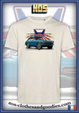 tee shirt unisex Honda S800 bleue