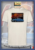 tee shirt unisex Hudson Hornet bleu 1952