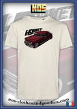 tee shirt unisex Hudson Hornet rouge