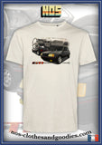 unisex t-shirt Peugeot 205 GTI black "full view"