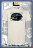 tee shirt unisex Pontiac chieftain bleue 1950