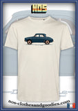 Tee-shirt unisex Renault Dauphine 1961 profil