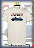tee shirt unisex VW cox cab 1303 usa super beetle 1979 california