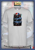 tee shirt unisex AMC pacer LT 1980 bleu av/ar