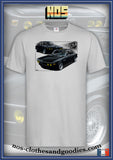 tee shirt BMW E9 3.0CSI 2800 noire avant