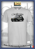 citroën 2cv charleston gray chevron unisex t-shirt