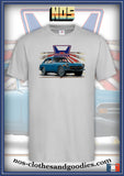 tee shirt unisex Honda S800 bleue