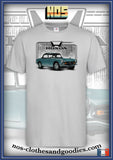 tee shirt unisex Honda S800 verte décapotable