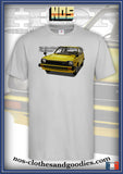 tee shirt unisex Honda Civic MK2 1300 jaune