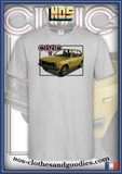 tee shirt unisex Honda Civic MK1 jaune