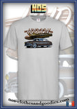 tee shirt unisex Hudson Hornet bi-ton marron 1952