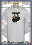 tee shirt unisex Jeep Willys MB 41/44 drapeaux usa