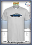 Tee shirt unisex Panhard 24 BT bleu /blanc