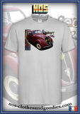 tee shirt unisex Peugeot 202 rouge