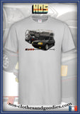 unisex t-shirt Peugeot 205 GTI black "full view"