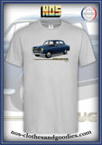 Tee-shirt unisex Peugeot 403 bleue