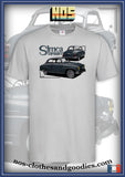 tee shirt unisex simca aronde 9 grand large 1954 av/ar