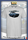 tee shirt unisex Simca aronde P60 bleue 1960