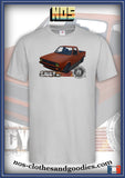 unisex t-shirt VW Caddy orange coat of arms
