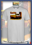 Tee-shirt unisex VW caddy orange '80