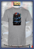 tee shirt unisex AMC pacer LT 1980 bleu av/ar