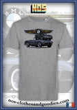 tee shirt unisex  BMW 507 grise 1958