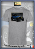 tee shirt unisex Ford T Touring bleue