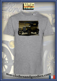 tee shirt unisex Ford T Touring jaune