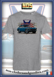 tee shirt unisex Honda S800 bleue