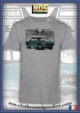 tee shirt unisex Honda S800 verte décapotable
