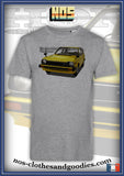 tee shirt unisex Honda Civic MK2 1300 jaune