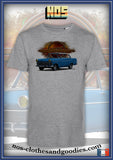 tee shirt unisex Opel Olympia P2 bleue  1960-62
