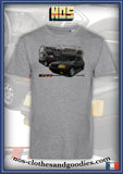 unisex t-shirt Peugeot 205 GTI black "full view"