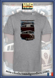 tee shirt unisex VW combi split 1965 av/ar
