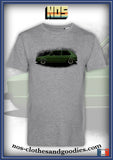 Tee shirt unsex VW Golf verte hoodride