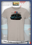 tee shirt unisex AMC PACER bleue arrière