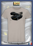 tee shirt BMW E9 3.0CSI 2800 noire avant