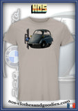 tee shirt unisex  BMW isetta bleu