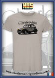 citroën 2cv charleston gray chevron unisex t-shirt