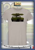 tee shirt unisex Fiat 126 verte
