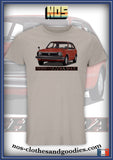 tee shirt unisex Honda Civic MK1 rouge